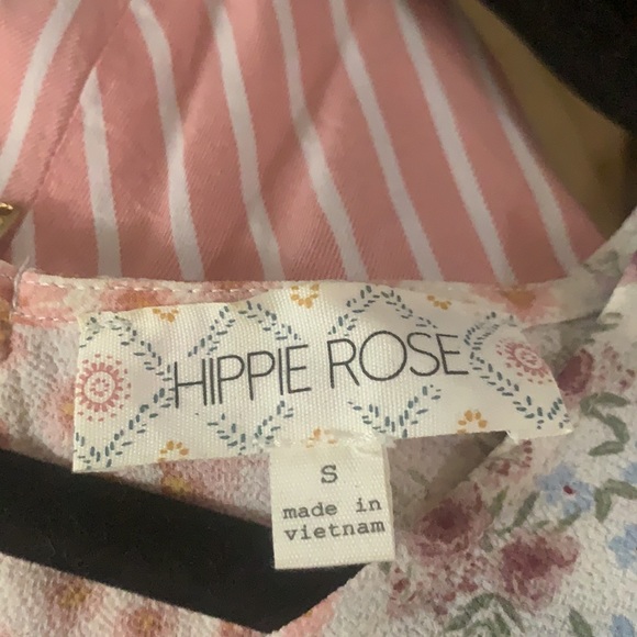 Cute Floral Boho Summer Top Short Sleeve - Picture 4 of 4